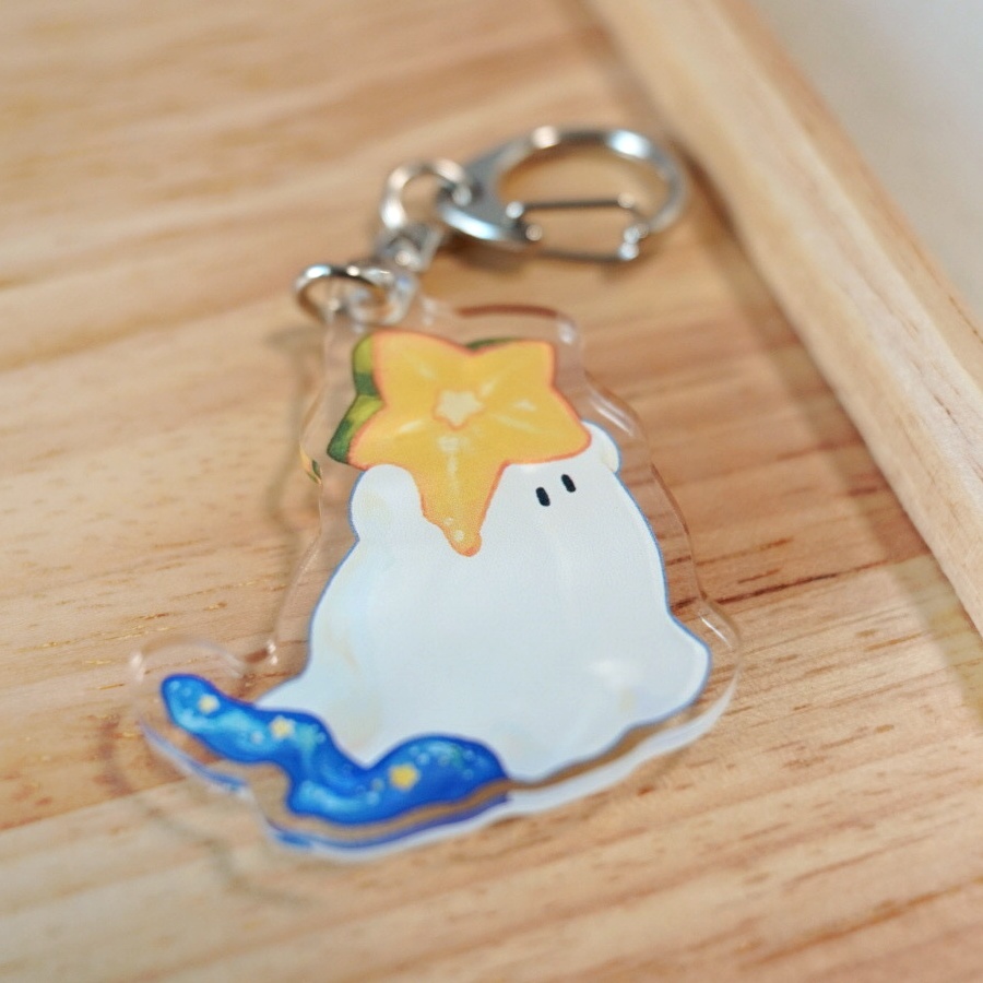 星屑おばけ 収穫【アクリルキーホルダー】