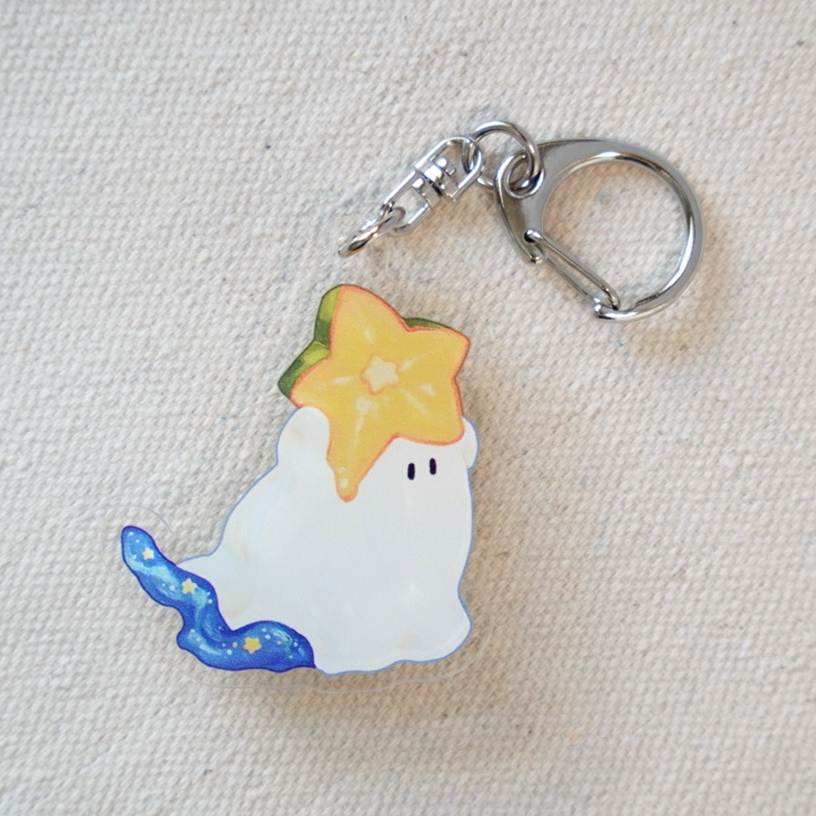 星屑おばけ 収穫【アクリルキーホルダー】