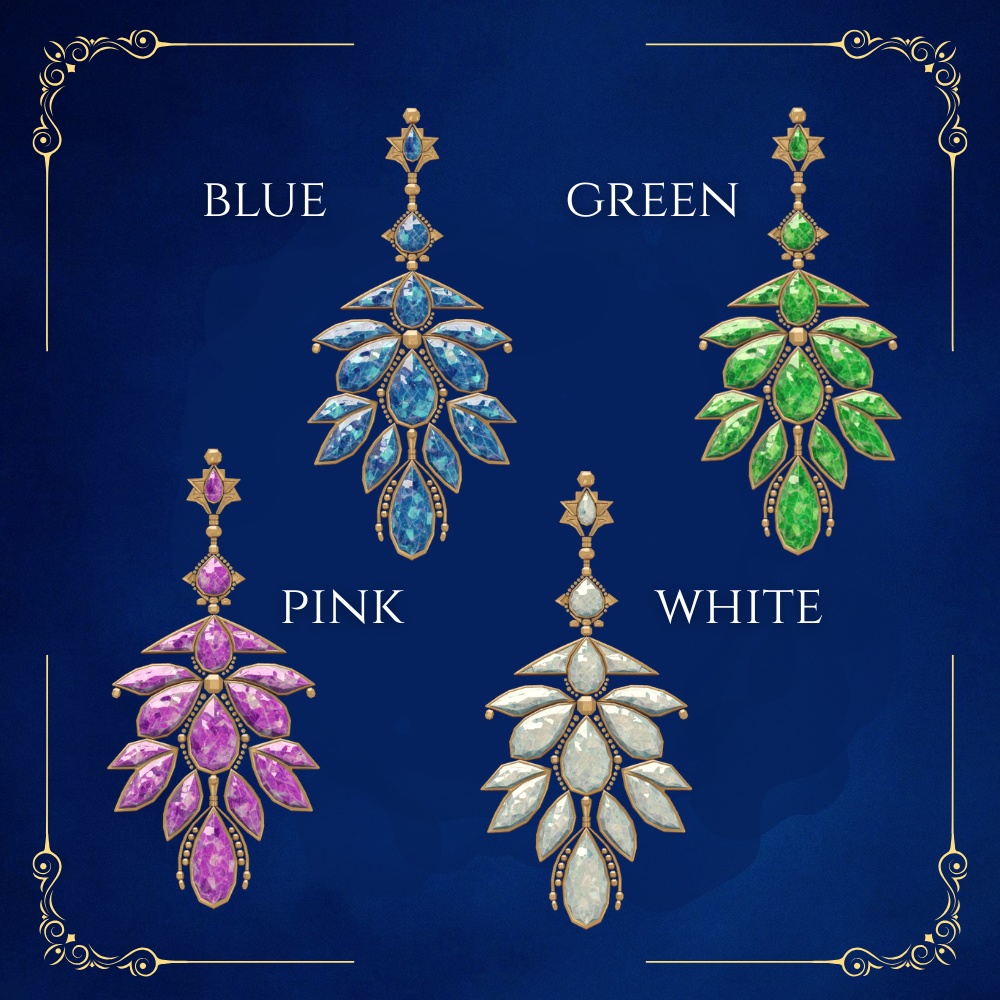 【VRChat】ラグジュアリーなイヤリング