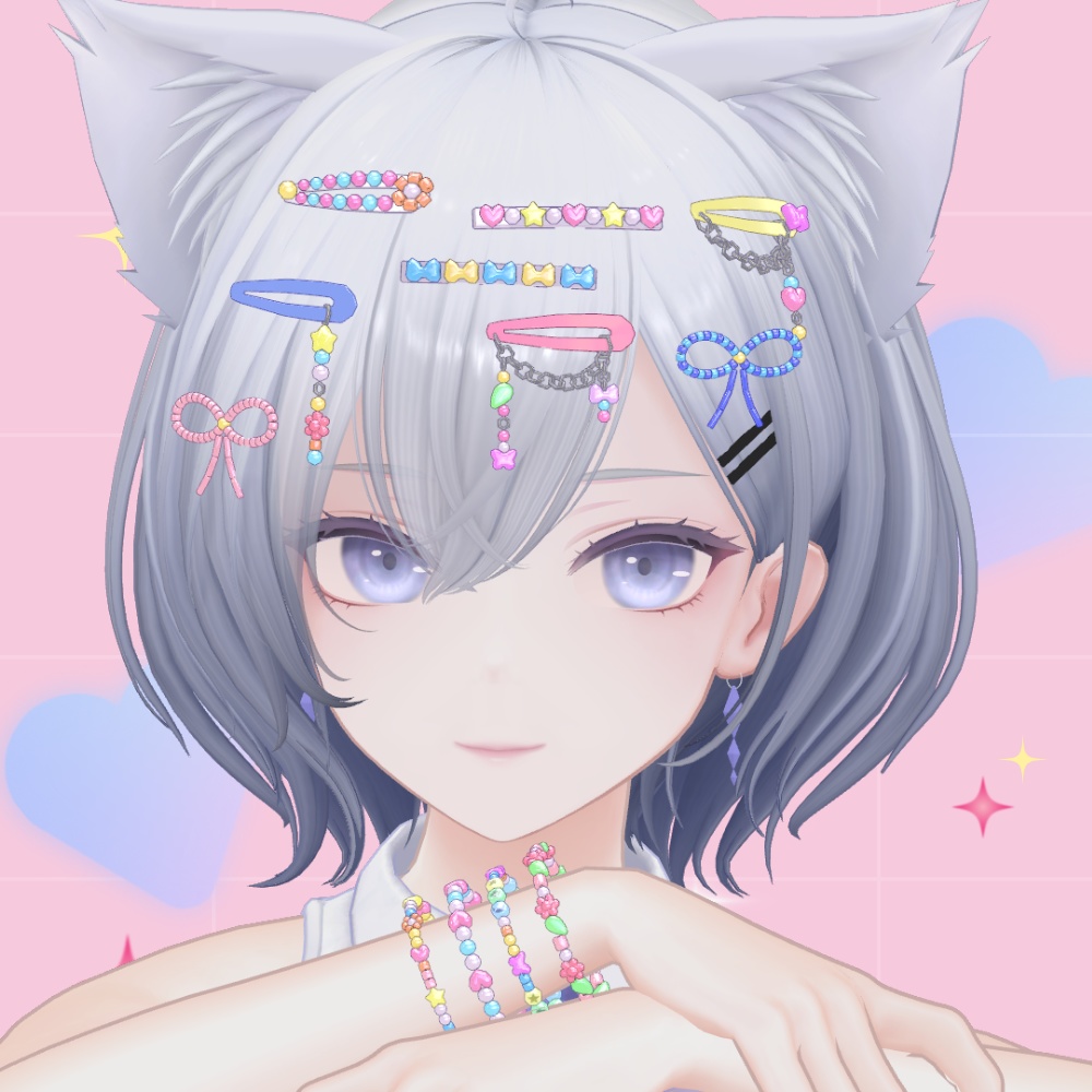 【VRChat】平成風 ビーズのアクセサリーセット