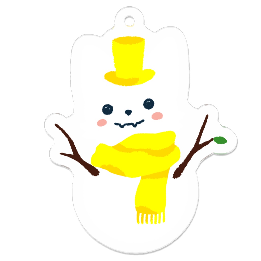 ねこなめ【雪だるま】