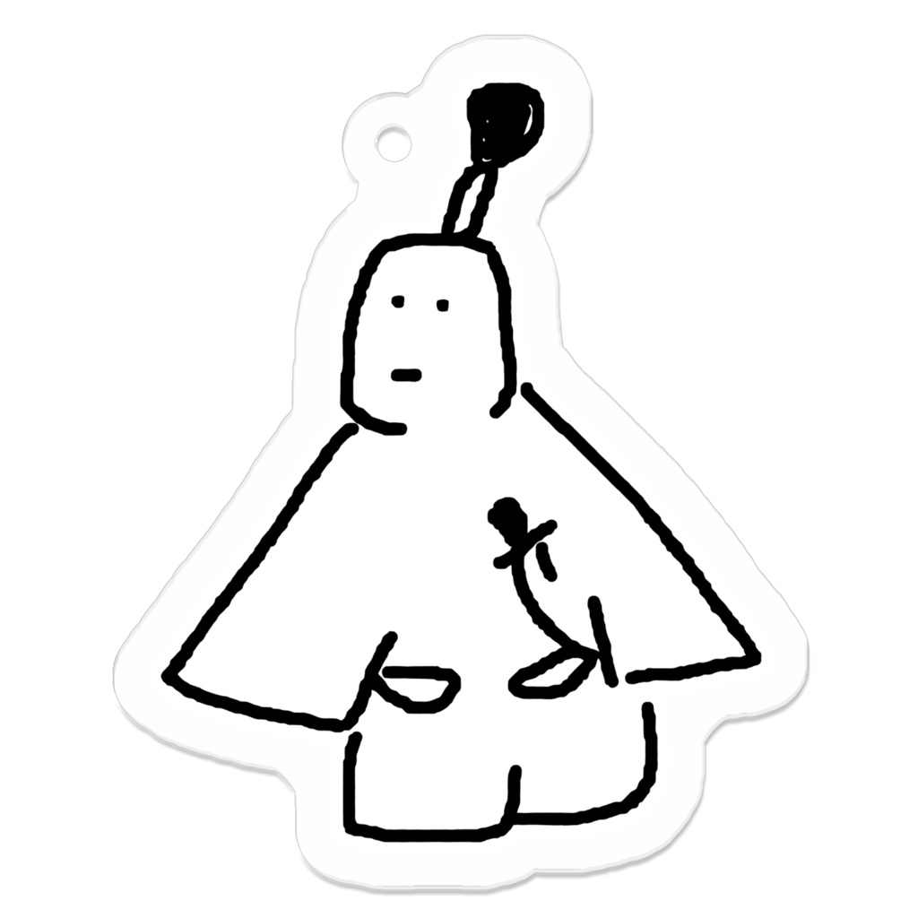 ポラトノ画伯「せーいたいしょーぐん」アクリルキーホルダー