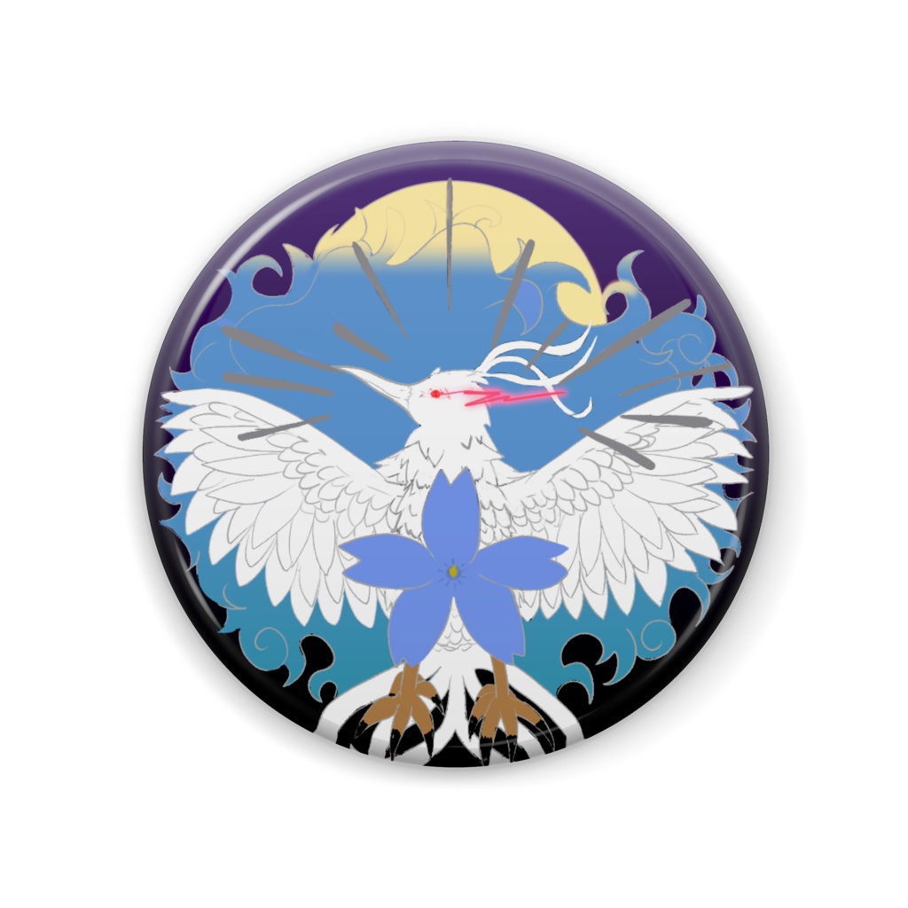 缶バッジ(サークル&芝桜ルイザイメージver)