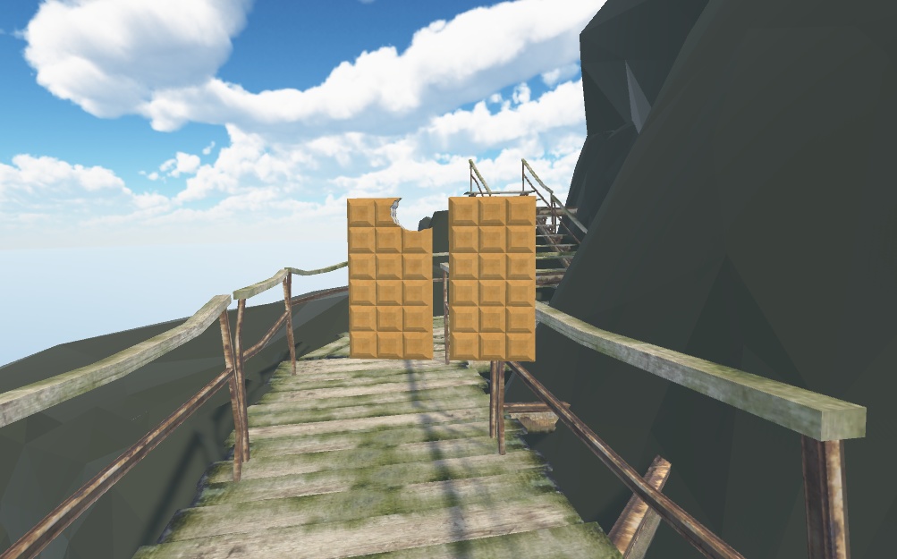 ジャンボサイズのチョコレート入りモナカアイスの3Dモデル