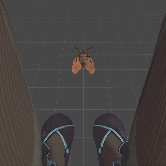 セミの3Dモデル