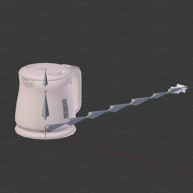 電気ケトルの3Dモデル