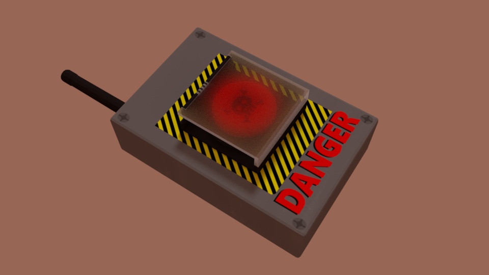 VRChatで使える自爆ボタンの3Dモデル(2019/11/25更新)