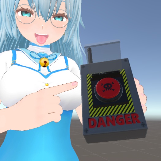VRChatで使える自爆ボタンの3Dモデル(2019/11/25更新)