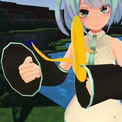 VRChatで皮をむけるバナナの3Dモデル.banana
