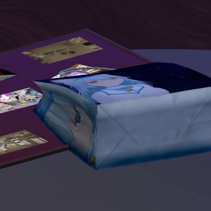 改変しやすい紙袋の3Dモデル