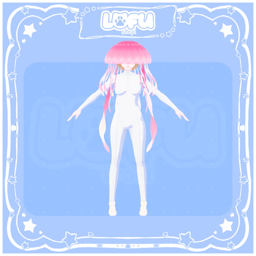 ʚ//VRoid//ɞ Jellyfish hat ~ クラゲの帽子 1