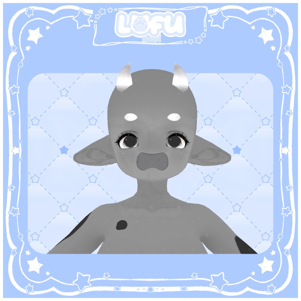 ʚ//VRoid//ɞ furry cow base