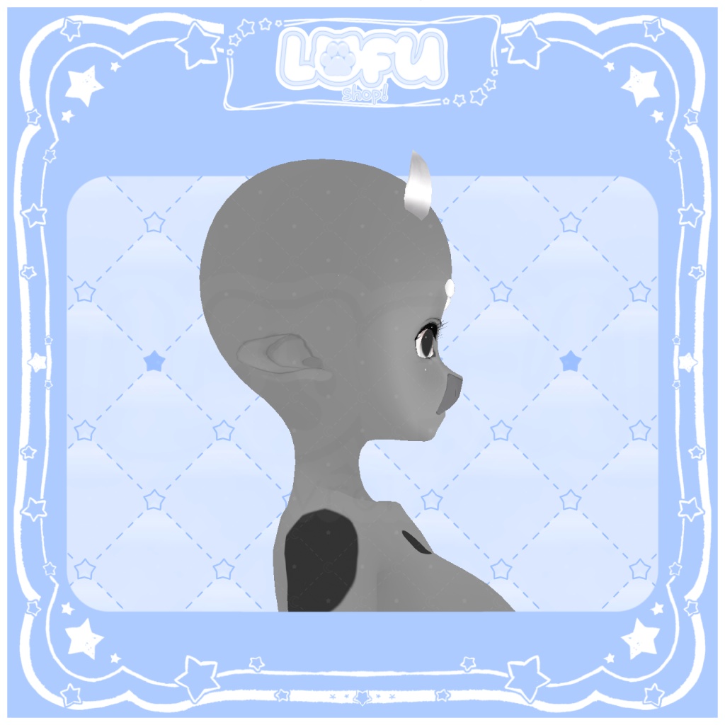 ʚ//VRoid//ɞ furry cow base