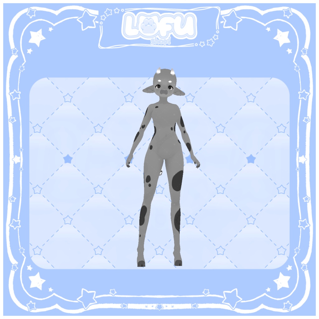 ʚ//VRoid//ɞ furry cow base
