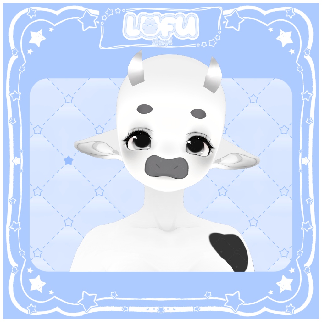 ʚ//VRoid//ɞ furry cow base