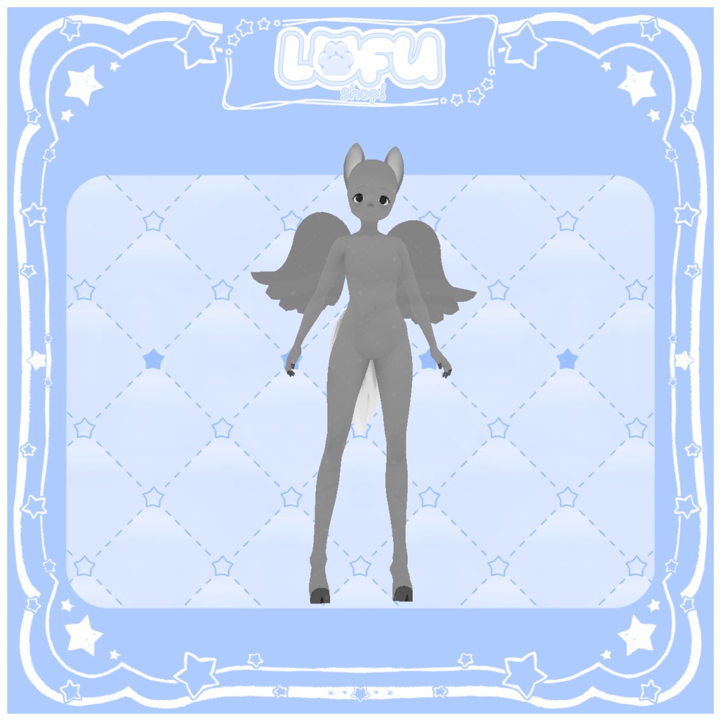 ʚ//VRoid//ɞ furry pony base