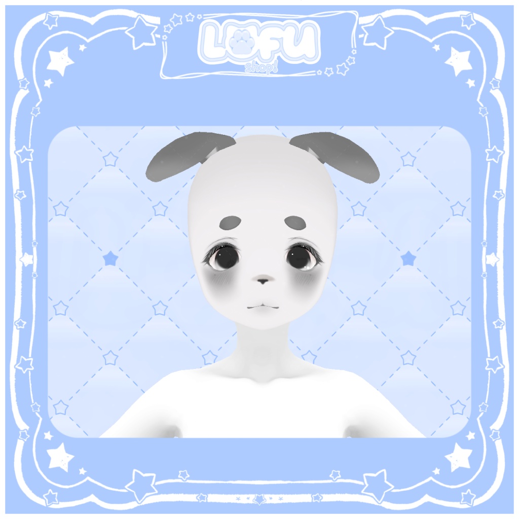 ʚ//VRoid//ɞ furry puppy base 