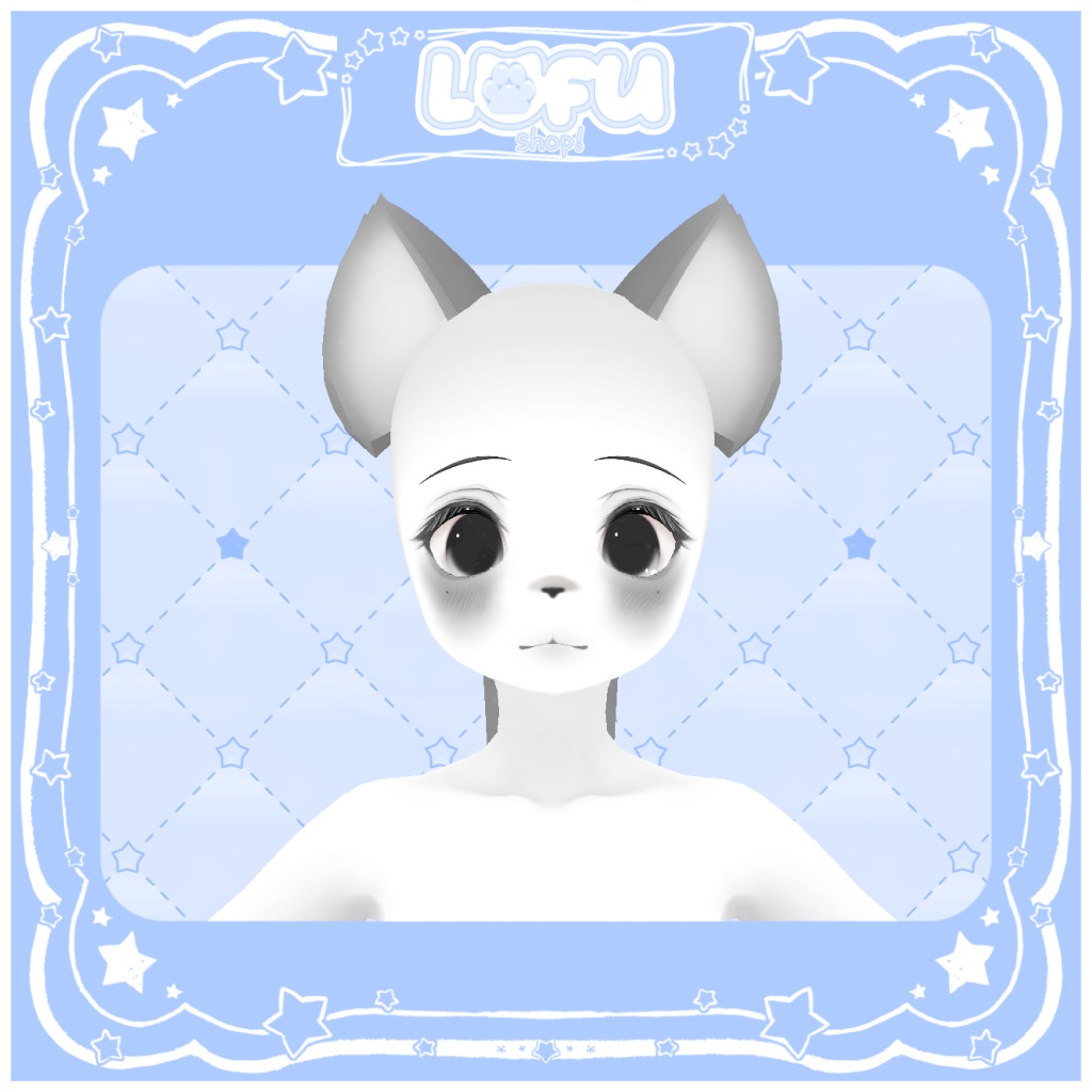 ʚ//VRoid//ɞ furry kitty base 