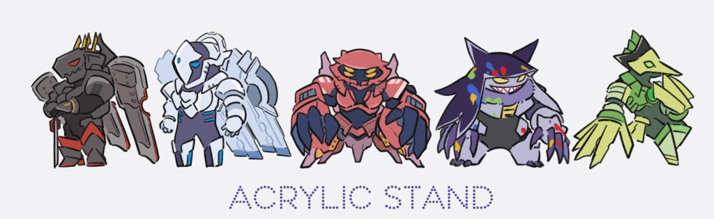 メタルアッシュ・キャラクターアクリルスタンド