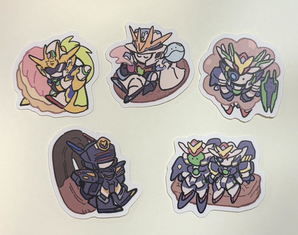 ネオワールドステッカー 2種