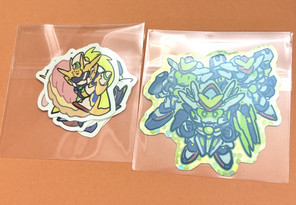 ネオワールドステッカー 2種