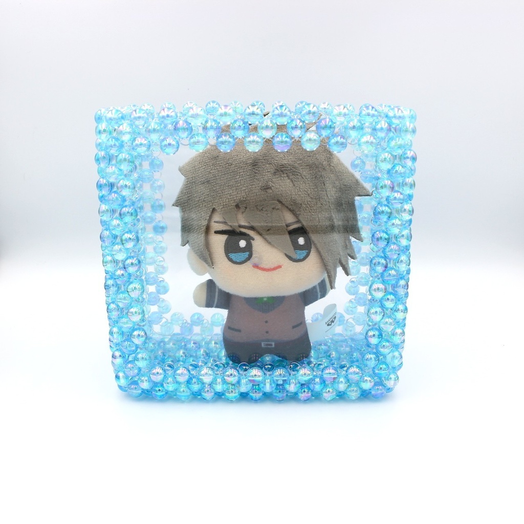 キラキラビーズのぬいぐるみバッグ