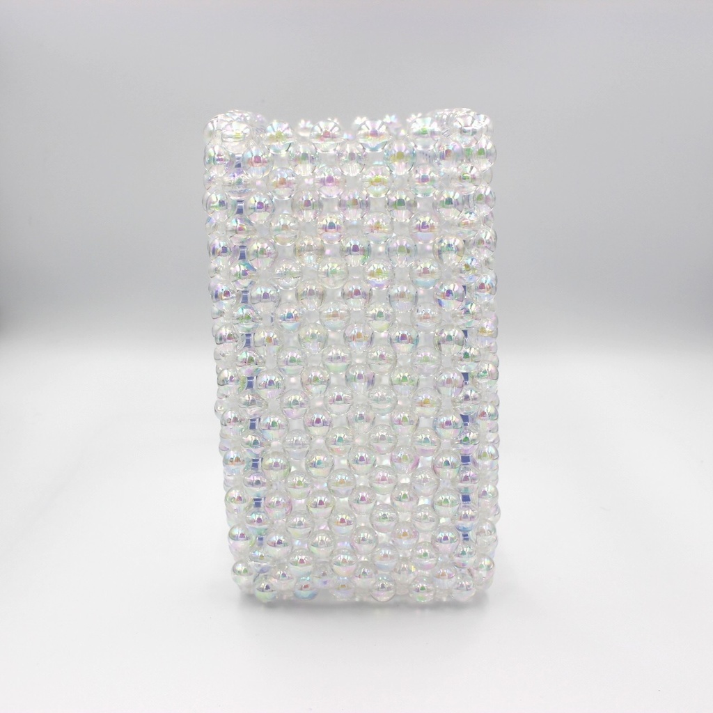 キラキラビーズのぬいぐるみバッグ