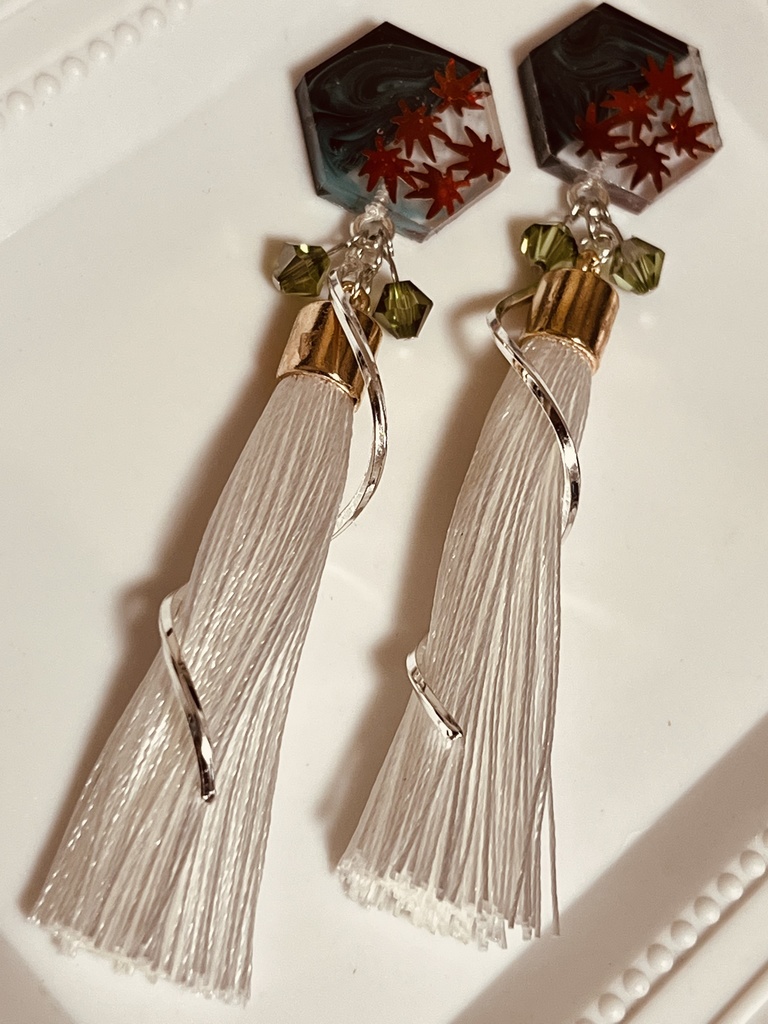 原神【楓原万葉】モチーフピアス・イヤリング