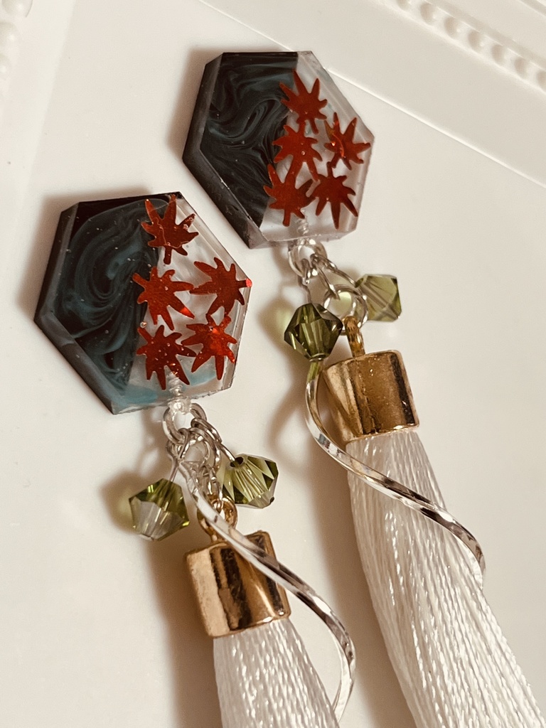 原神【楓原万葉】モチーフピアス･イヤリング