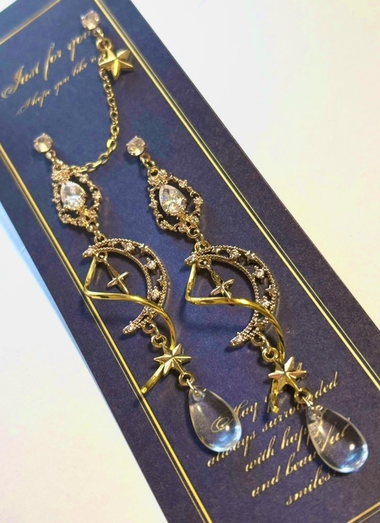 ROF-MAO 共通衣装モチーフ FANTASIA × SYMPHONIA × OVERTURE 加賀美ハヤト 剣持刀也 不破湊 甲斐田晴 2連耳飾り付きピアス・イヤリング