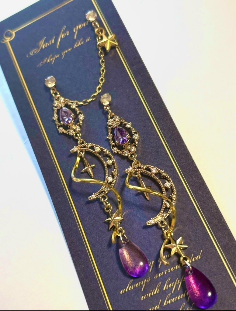 ROF-MAO 共通衣装モチーフ FANTASIA × SYMPHONIA × OVERTURE 加賀美ハヤト 剣持刀也 不破湊 甲斐田晴 2連耳飾り付きピアス・イヤリング