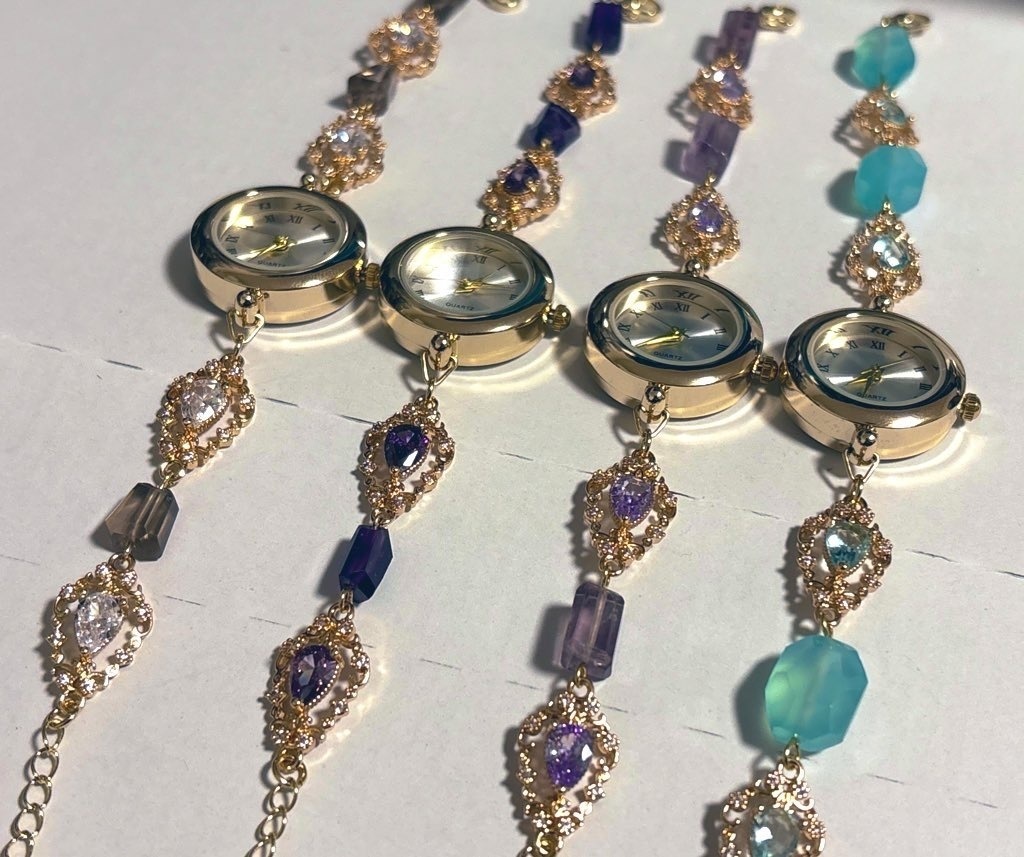 にじさんじ ケースオプション有 ROF-MAO 天然石ブレスレット 腕時計 加賀美ハヤト 剣持刀也 不破湊 甲斐田晴