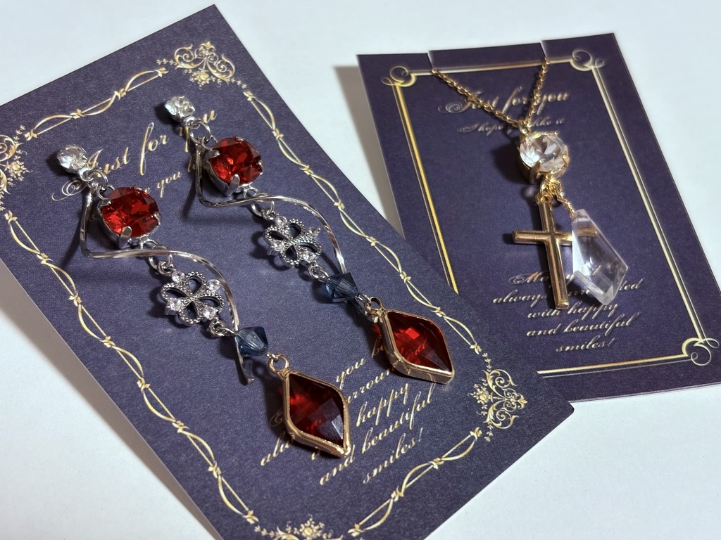 にじさんじ 加賀美ハヤト ワンマンライブ ALPHA ONE  イメージピアス･イヤリング＆ネックレス