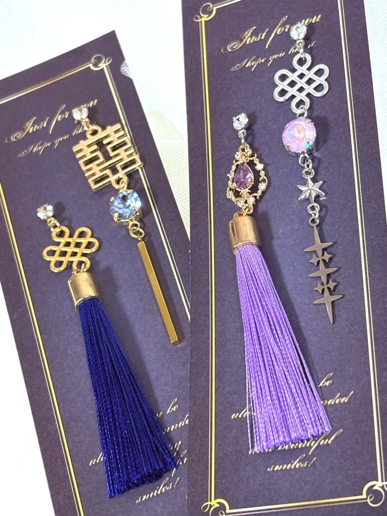 小柳ロウ 星導ショウ 2周年 中華衣装 イメージピアス･イヤリング