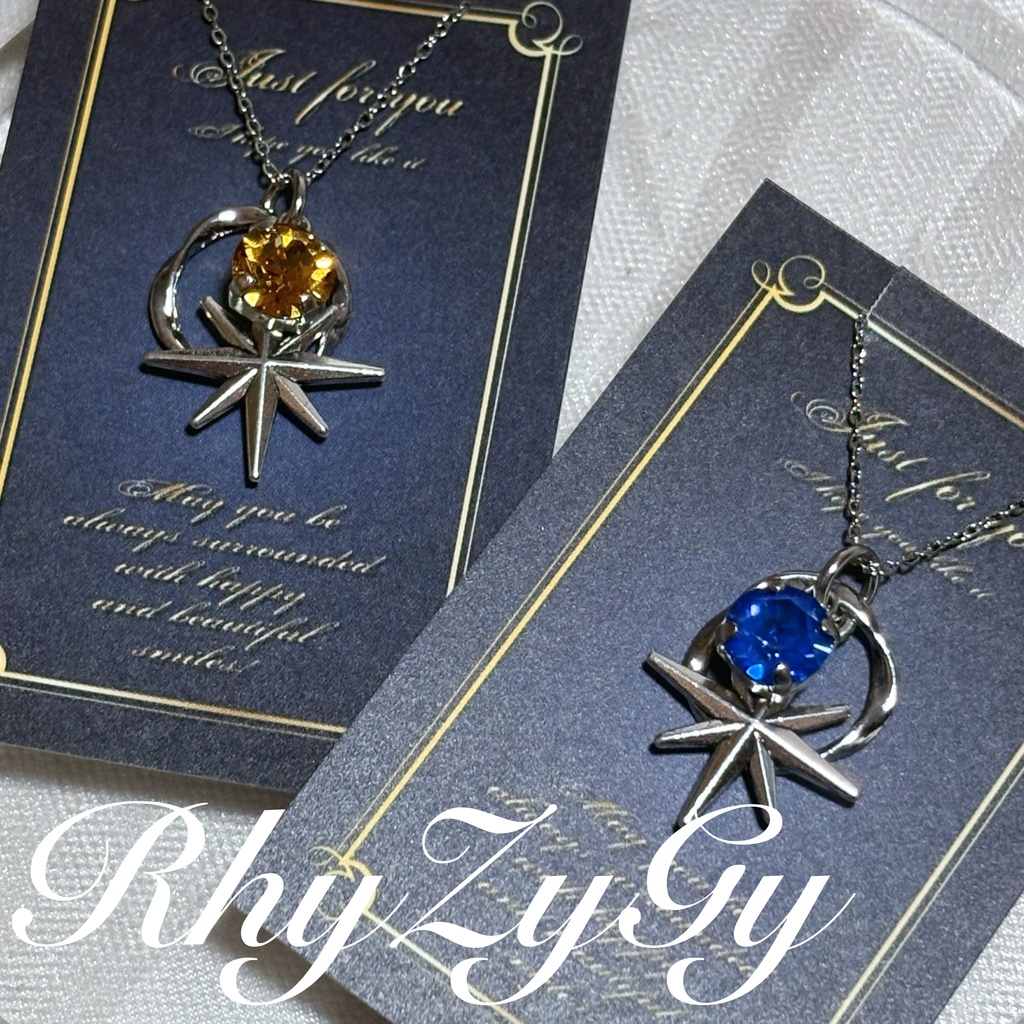 にじさんじ RhyZyGy イメージ スワロフスキーネックレス🌟神永タイガ 山田龍一郎