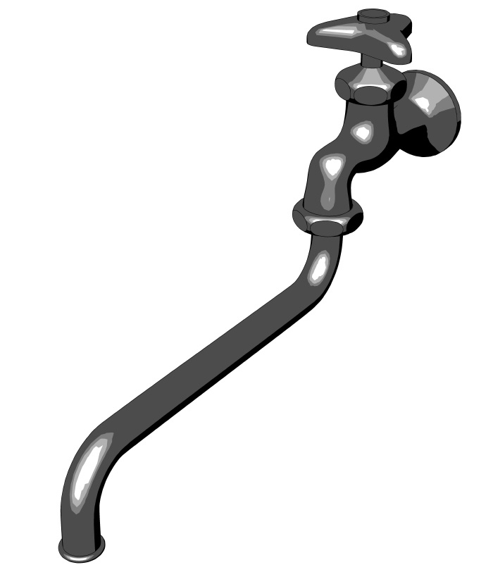 【漫画用3D】シンプルな水道