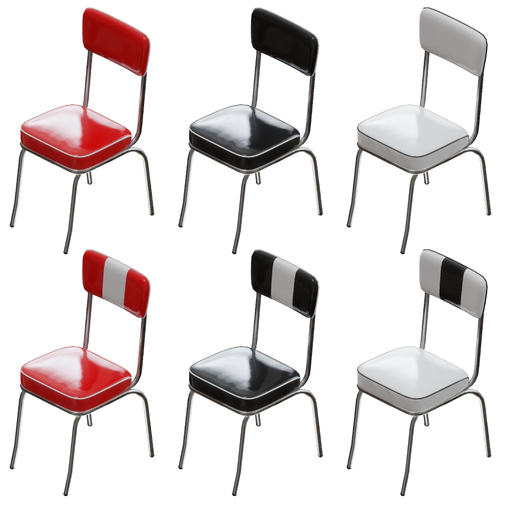 【VRChat】アメリカンダイナー風テーブルセット