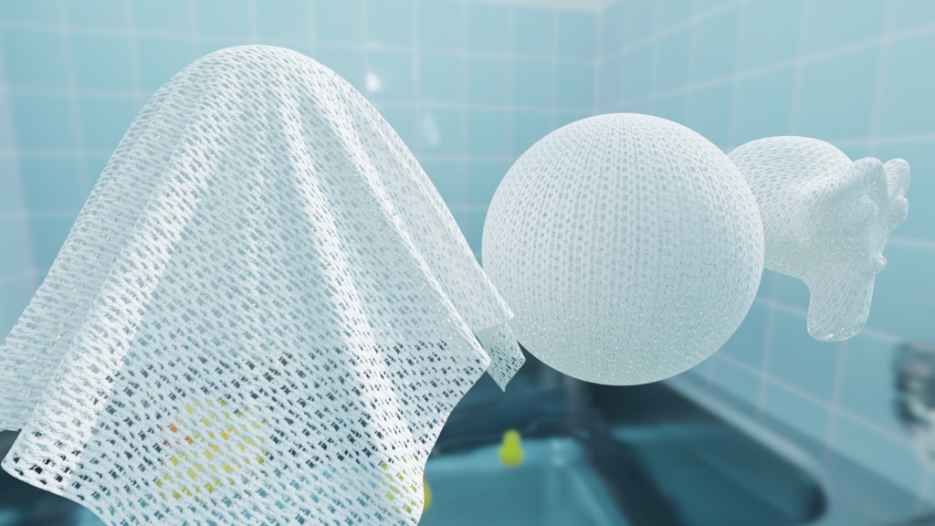 【テクスチャ】お風呂のボディタオル