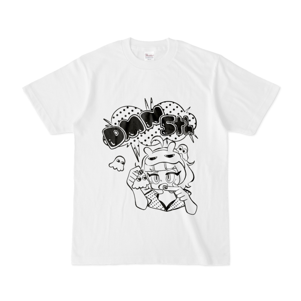 【圧倒的感謝】5周年記念Tシャツ・ホワイト【愛してるよ】