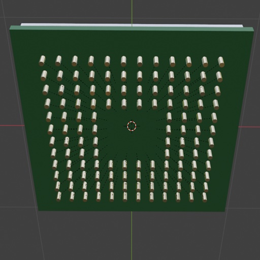 【VRChat対応】リアルなCPUプロセッサ3Dモデル|金属質感PBR|UnityPackage同梱
