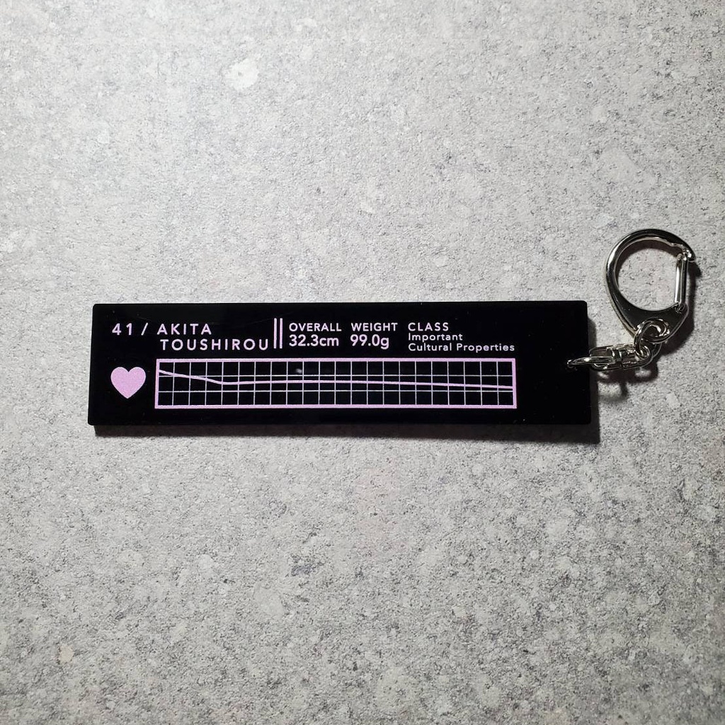 刀剣乱舞)心電図風刃文アクキー