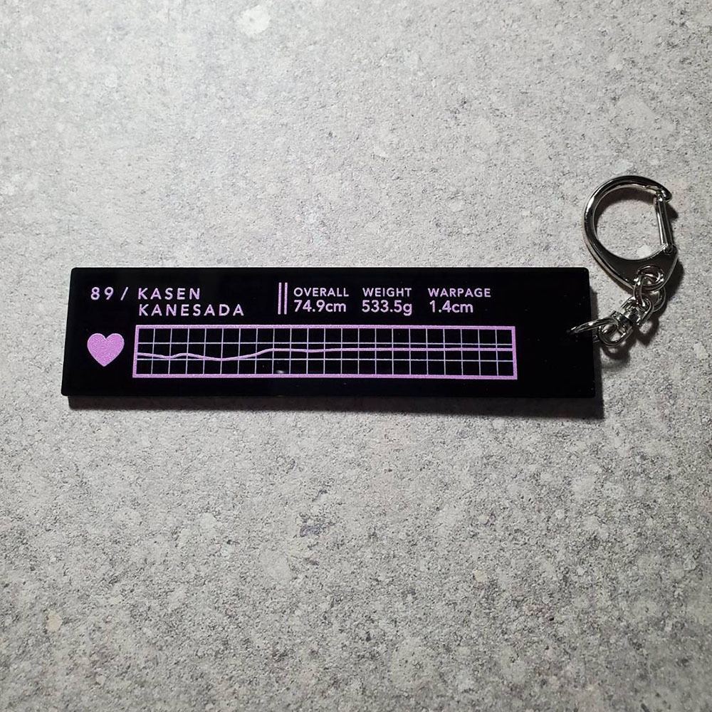 刀剣乱舞)心電図風刃文アクキー