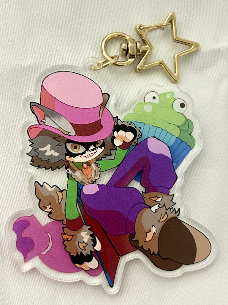 フレンジー アライグマダンサー きょろっとアクリルキーホルダー
