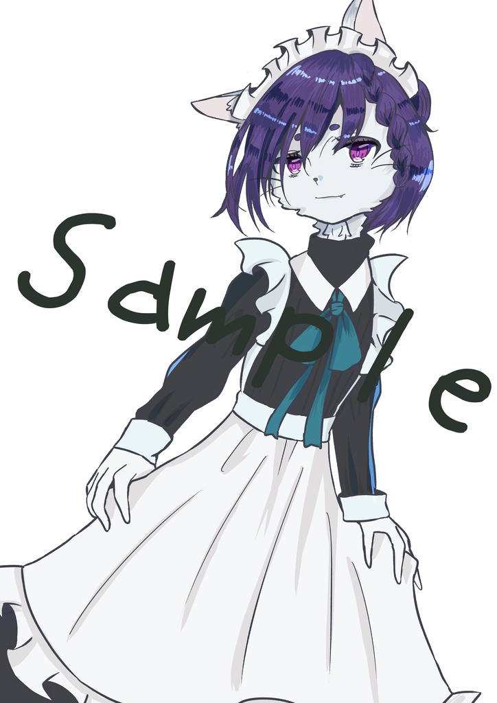【立ち絵素材】猫人03
