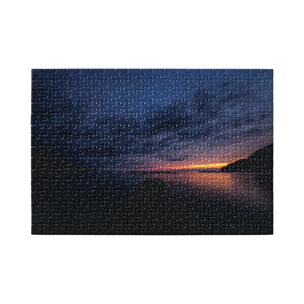 ジグゾーパズル「夕日に染まる海003」