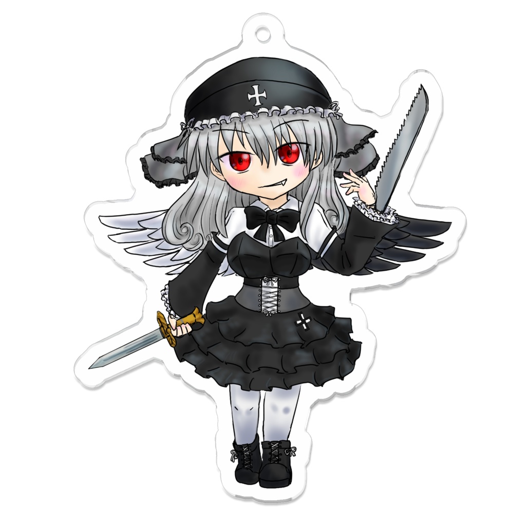 Huckebein der UnglücksSäbel アクリルキーホルダー