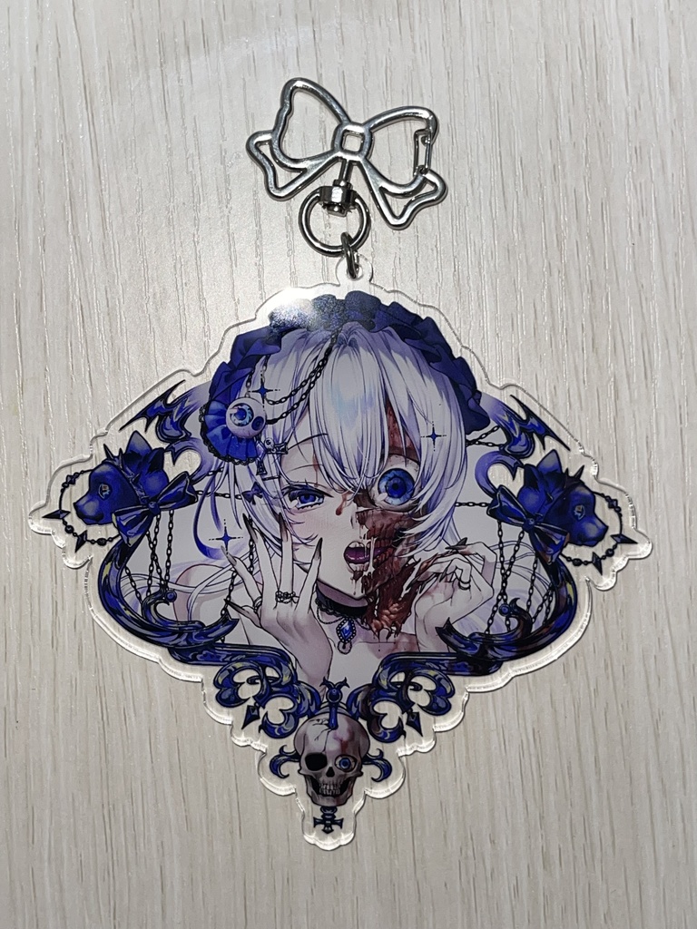 ちょっとグロいアクキー