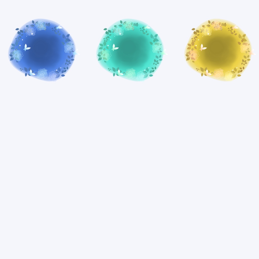 枠素材001【円形】