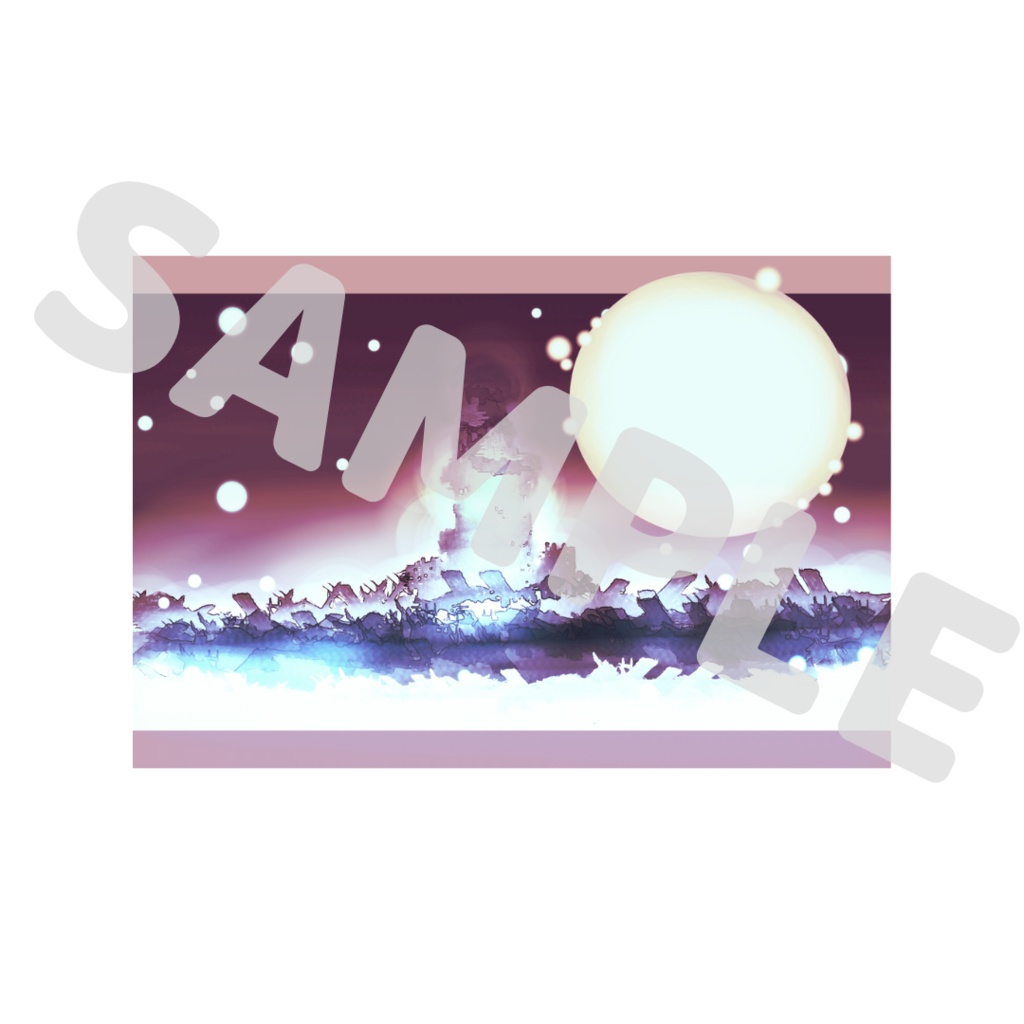 ポストカード003【世界の果ての箱庭】