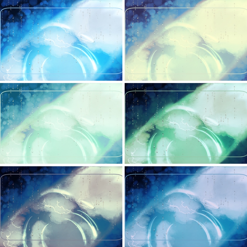 背景用素材015【雨の日】